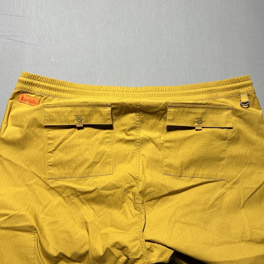 Cotopaxi Pants Mens XXL Yellow Salto Ripstop Stretch Outdoors Hike Drawstring - Picture 3 of 14